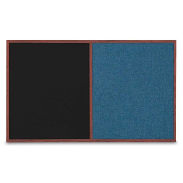 Enclosed Corkboard, 1 Door, 18"x24", 4" Fra